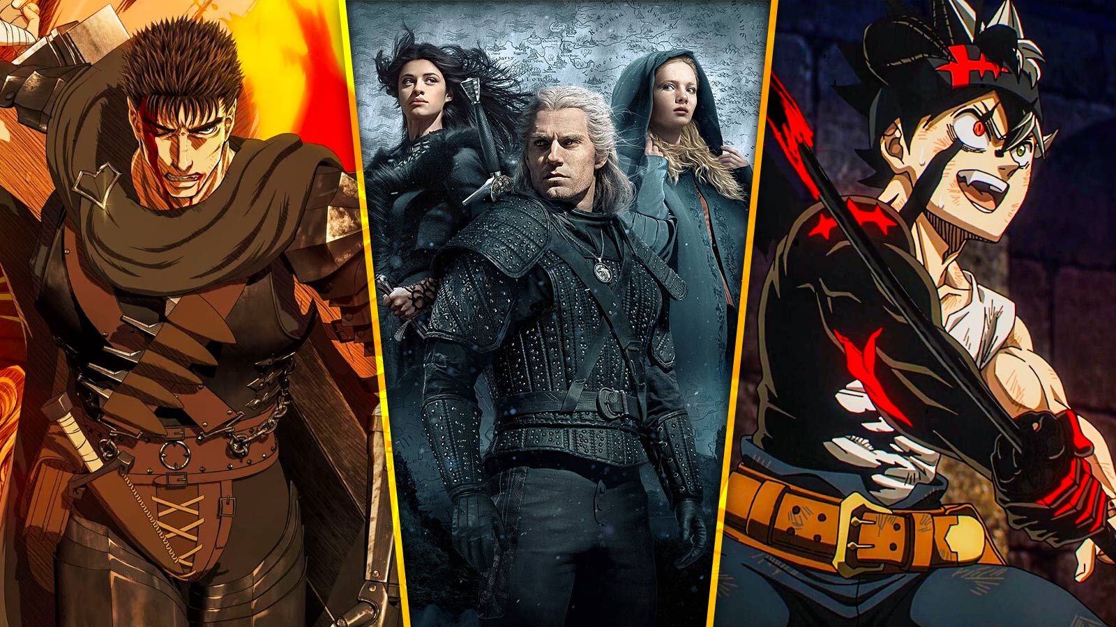 6 Sword & Sorcery Anime Better Than The Witcher, Ranked
