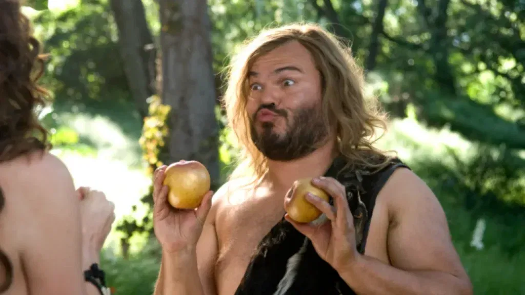Jack Black in a still from Year One