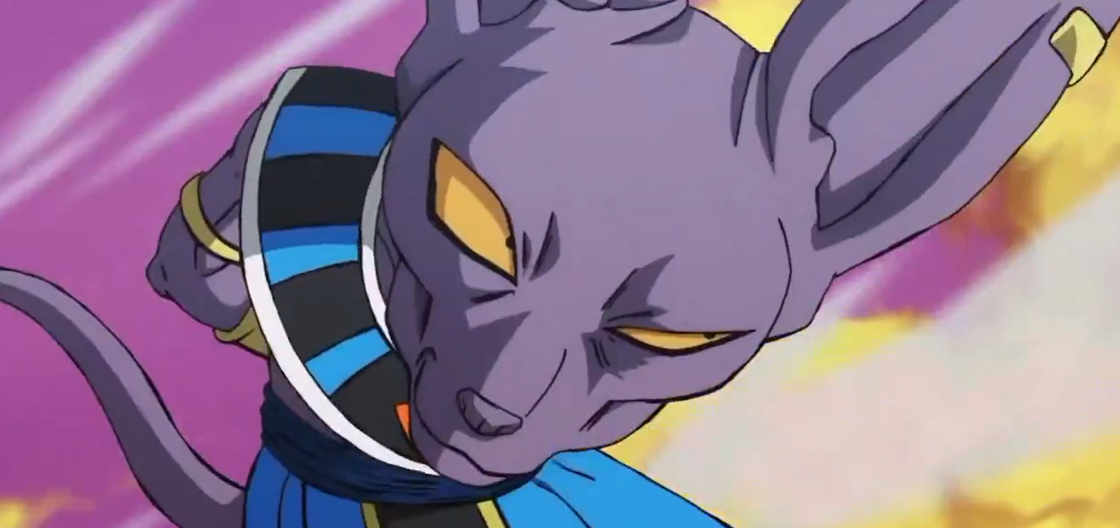 Beerus from Dragon Ball Super Episode 2