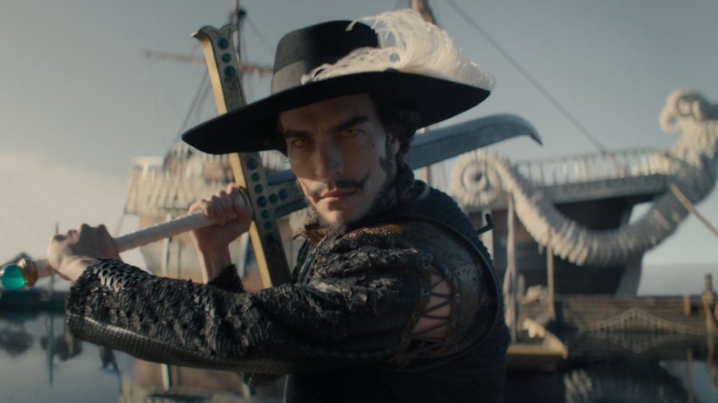 Actor Steven John Ward plays Dracule Mihawk in Netflix's live-action series One Piece.