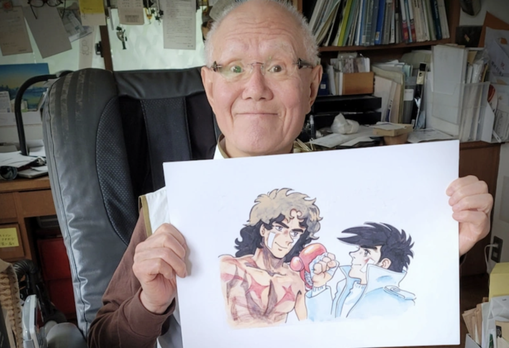  the classic Joe Yabuki from Ashita no Joe and Gearless Joe / Nomad from the anime Megalo Box.