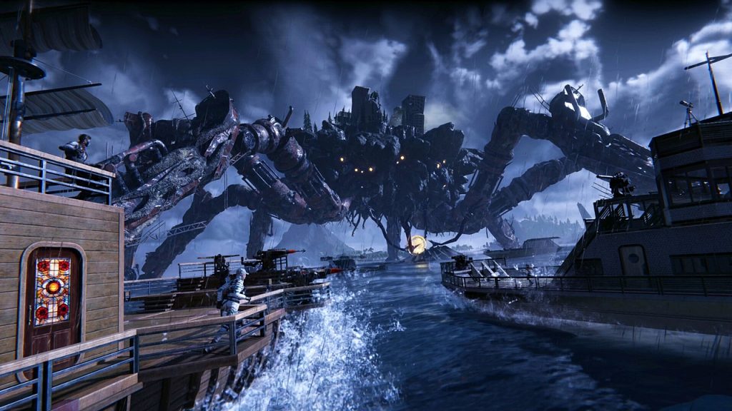 A screenshot of the open-world action game Once Human.